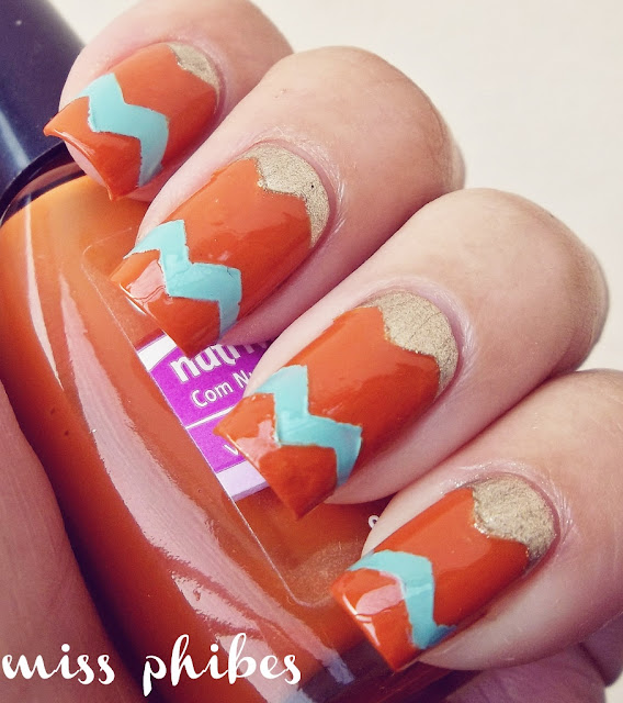 Geometric Nail art