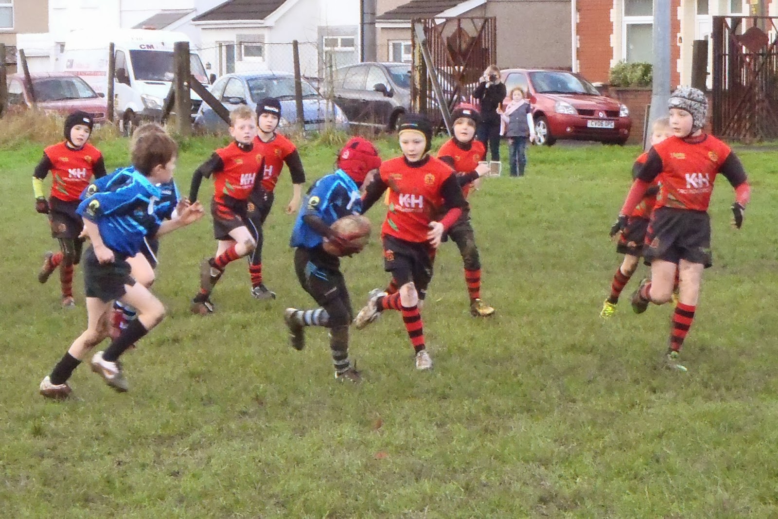 Mumbles Dragons Under 11's Rugby Team: Glynneath V Dragons (Away) 08/12/13