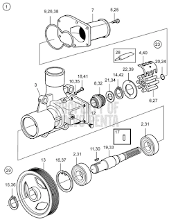 Pyssel: Volvo Penta D4/D6 water pump leak