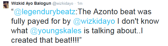 01 Wizkid comes for Skales on twitter, says God punish your left balls