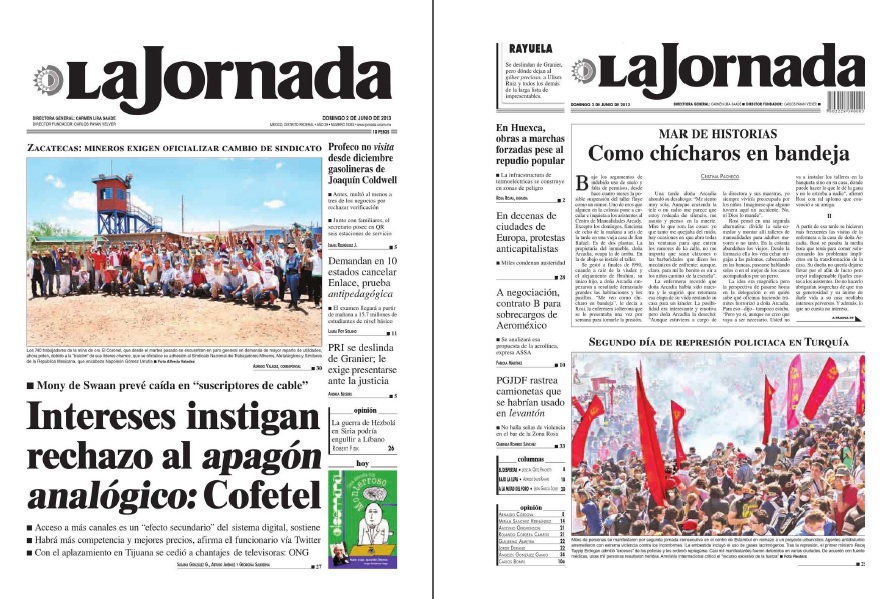 Noticias Guerrer S Sme Periódico La Jornada 2 Junio 2013