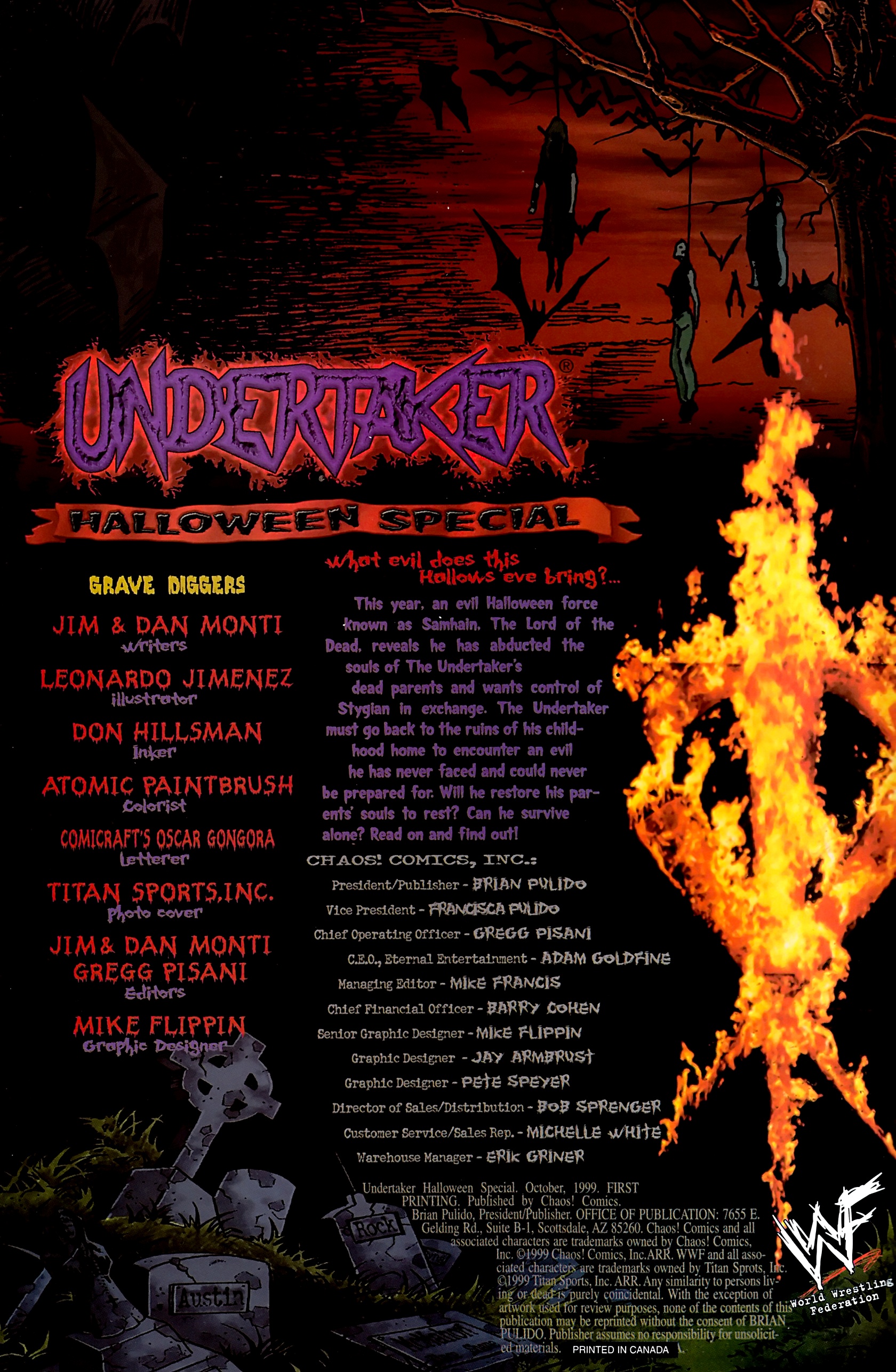Read online Undertaker Halloween Special comic -  Issue # Full - 3