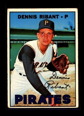 1967 Dennis Ribant baseball card