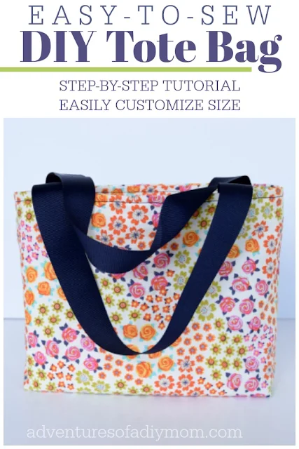 Easy to Sew DIY Tote Bag