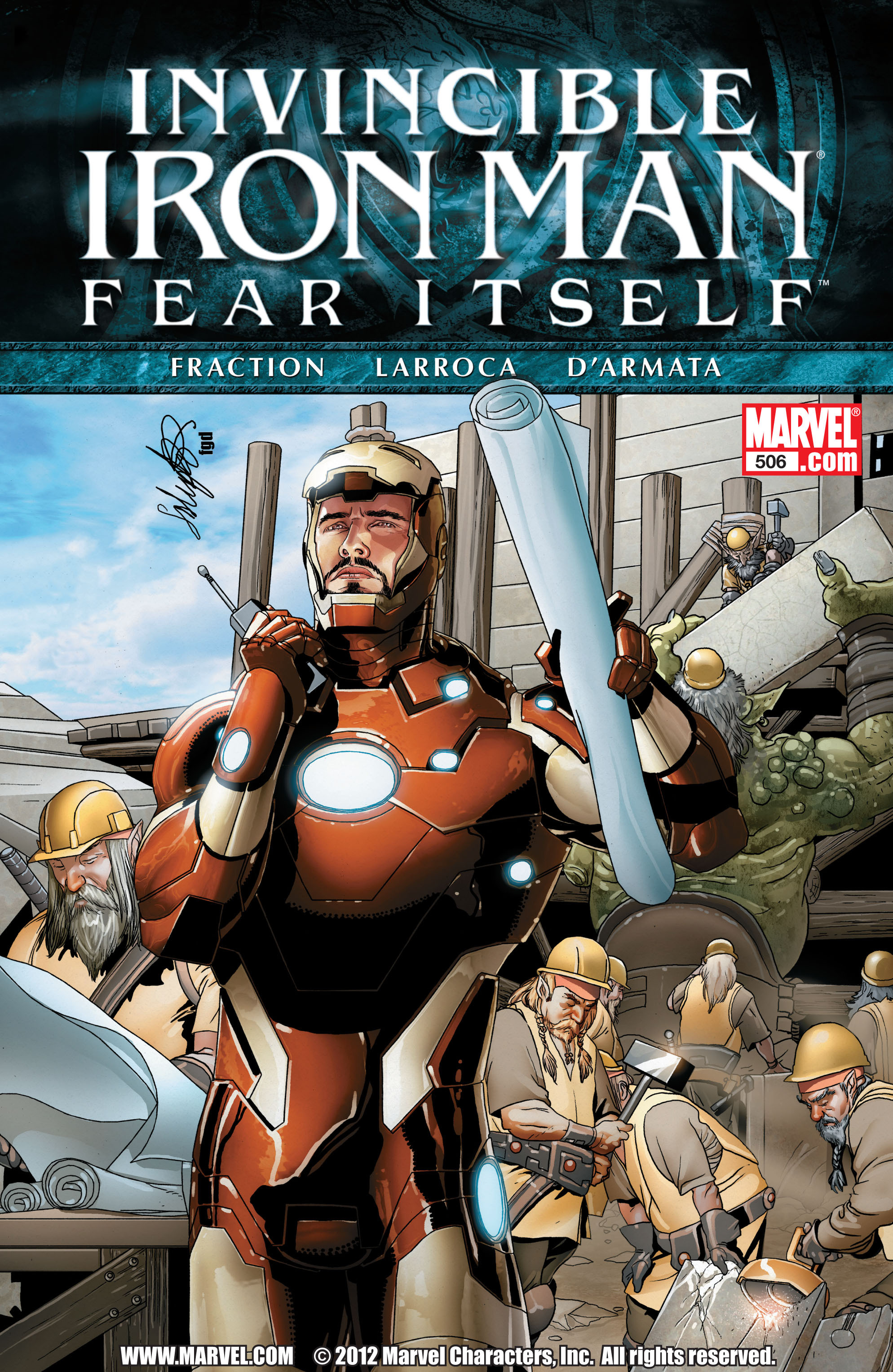 Read online Invincible Iron Man (2008) comic -  Issue #506 - 1