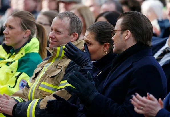 Crown Princess Victoria of Sweden and Prince Daniel attended a memorial concert at King's Garden for victims of 2017 Stockholm terrorist attack