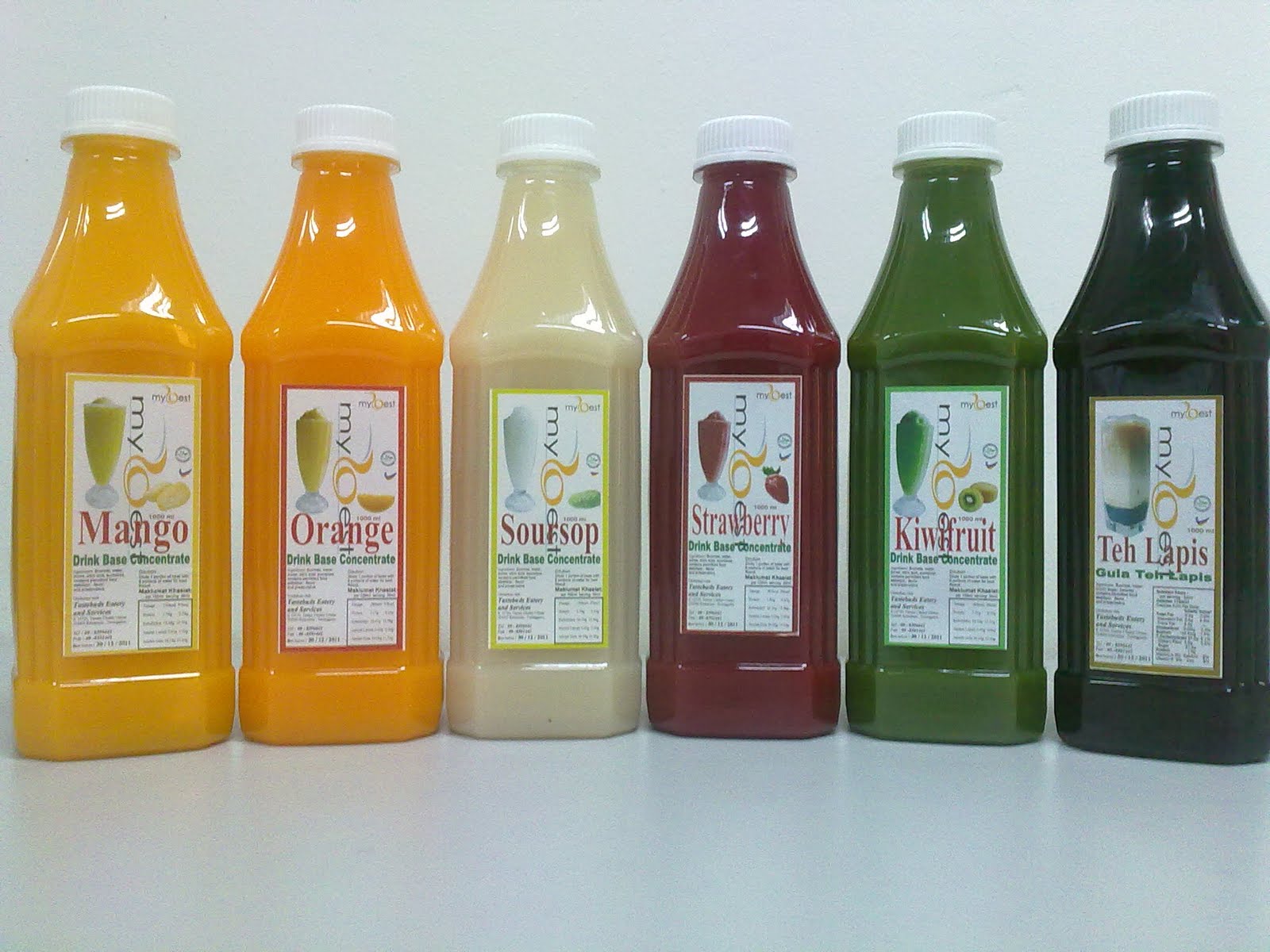 My Best Kiosk Fruit Smoothie Base and Layer Base (My Best)