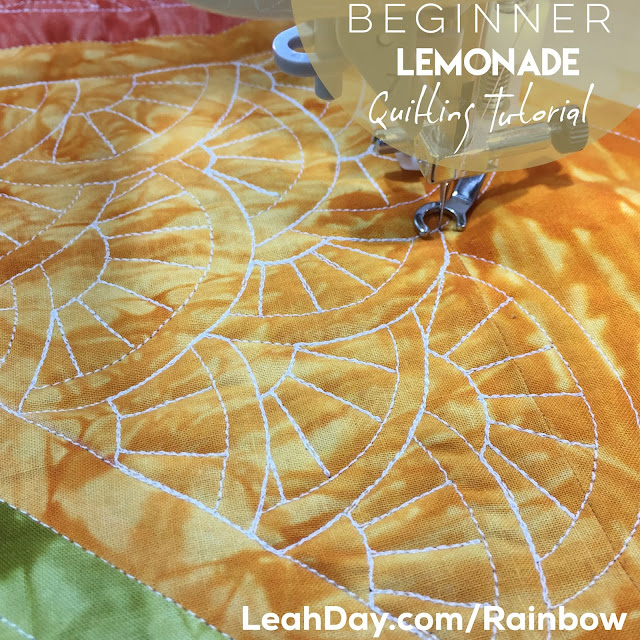 Machine Quilt Lemonade
