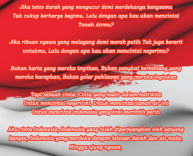 Contoh Pidato Singkat Tentang Cinta Tanah Air Untuk