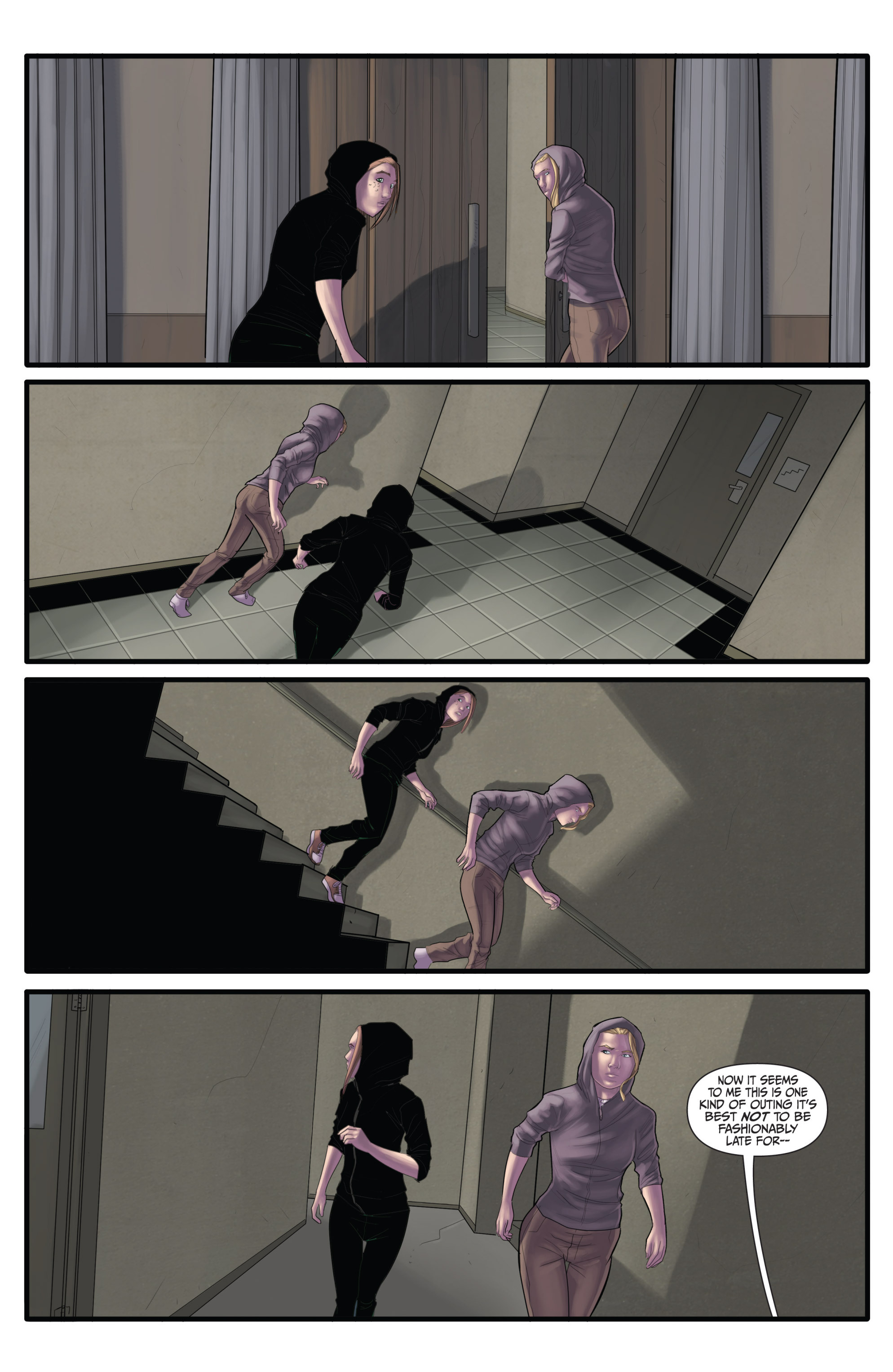 Read online Morning Glories comic -  Issue #34 - 7