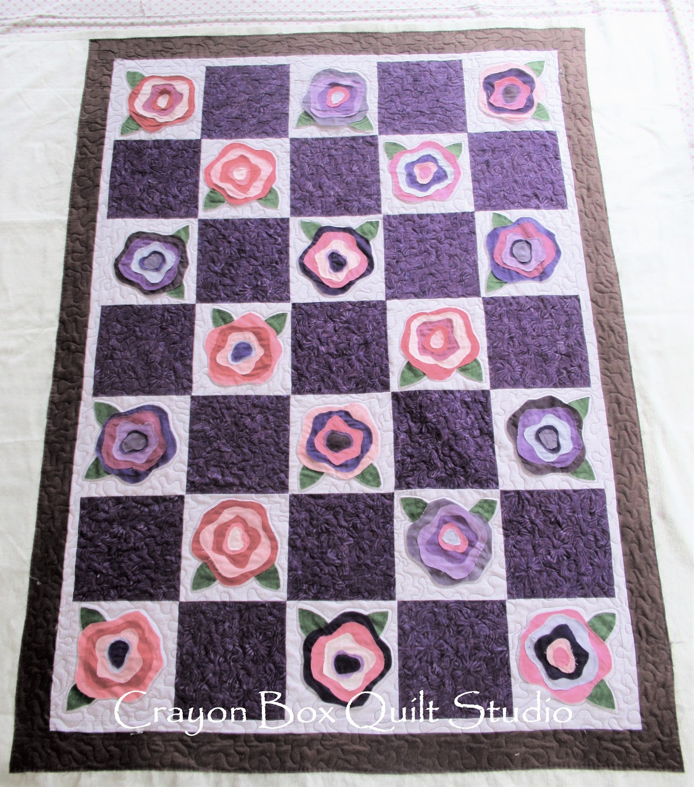 Crayon Box Quilt Studio Marylou's French Roses quilt