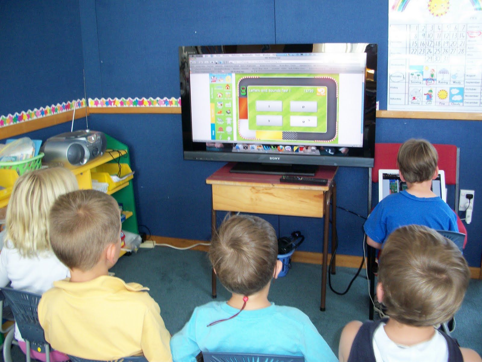 Room 1 Brightwater 2019 Learning through the use of a TV