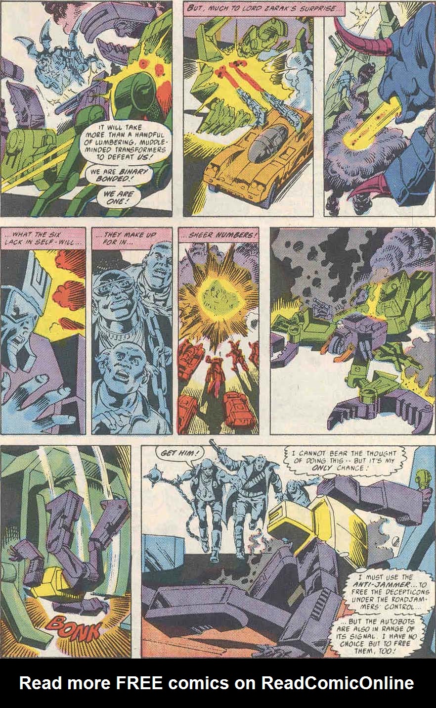 Read online The Transformers (1984) comic -  Issue #46 - 22