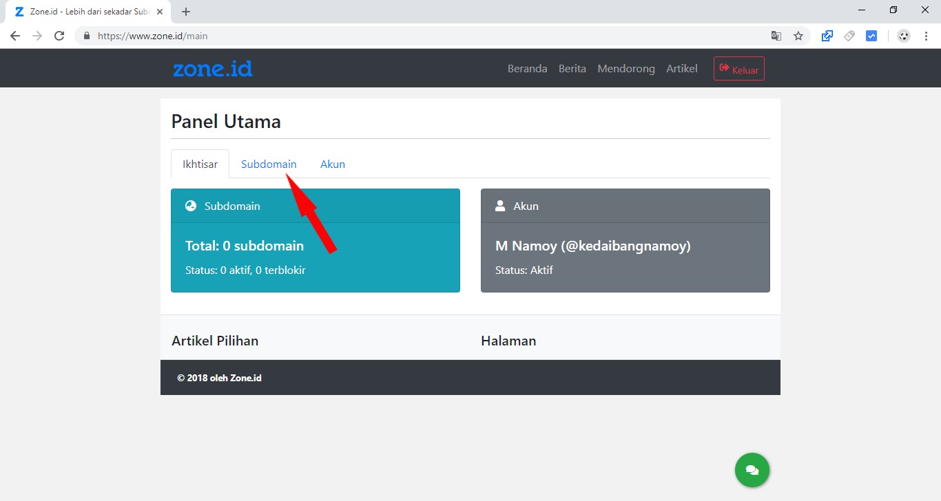 domain gratis bisa adsense