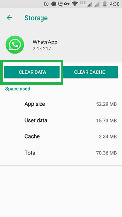 whatsapp uninstalling backup restore without trick latest clear data tap