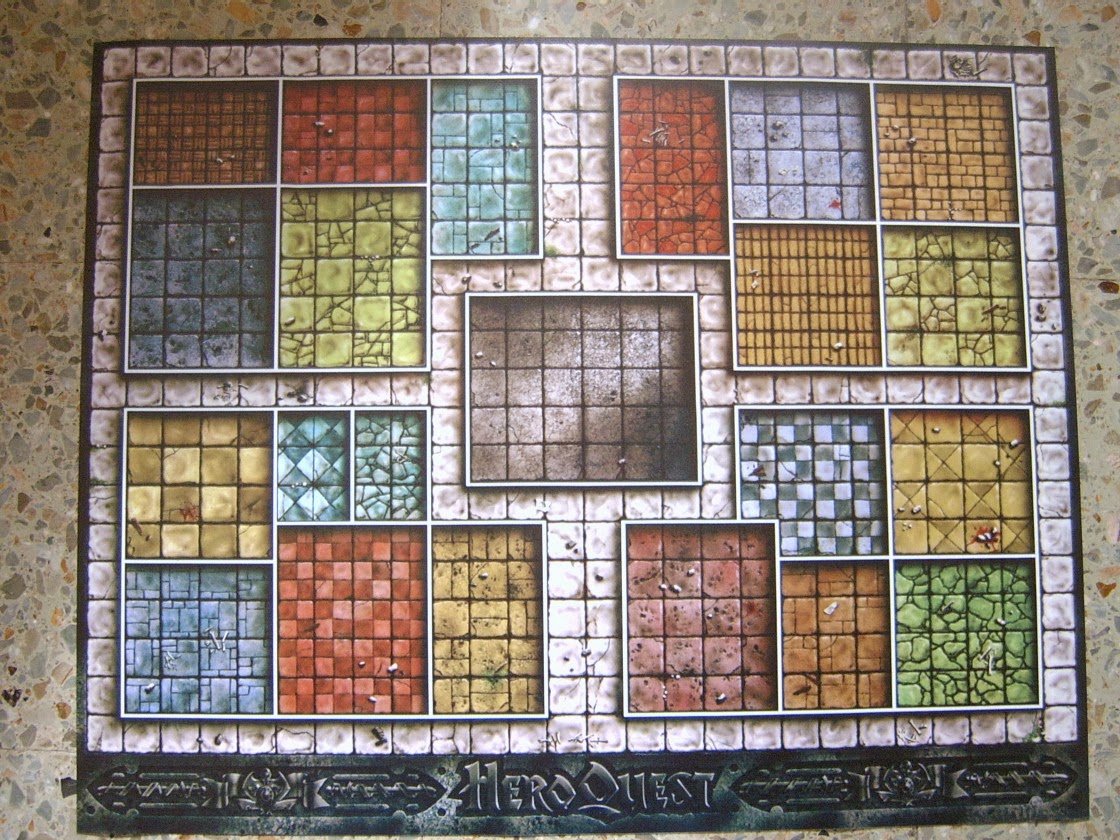 TPJ - Tableros Para Juegos: Tablero Hero Quest Field