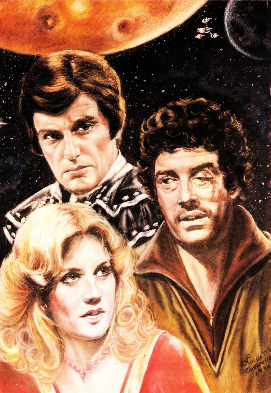 STARLOGGED - GEEK MEDIA AGAIN: 1992: BLAKE'S SEVEN FAN ART from HORIZON