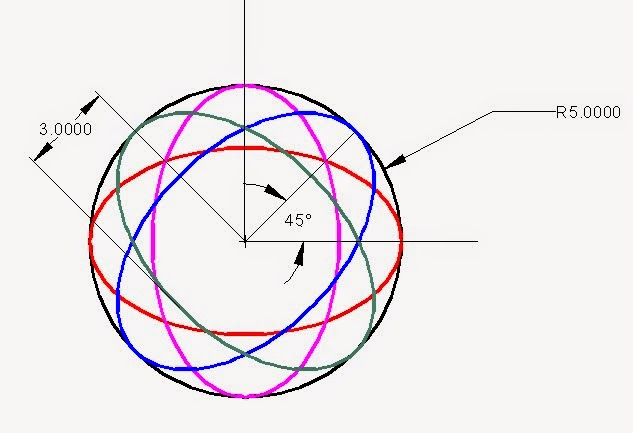 AutoCAD TUTORIAL: Chapter 2 Drawing tool > ellipse command