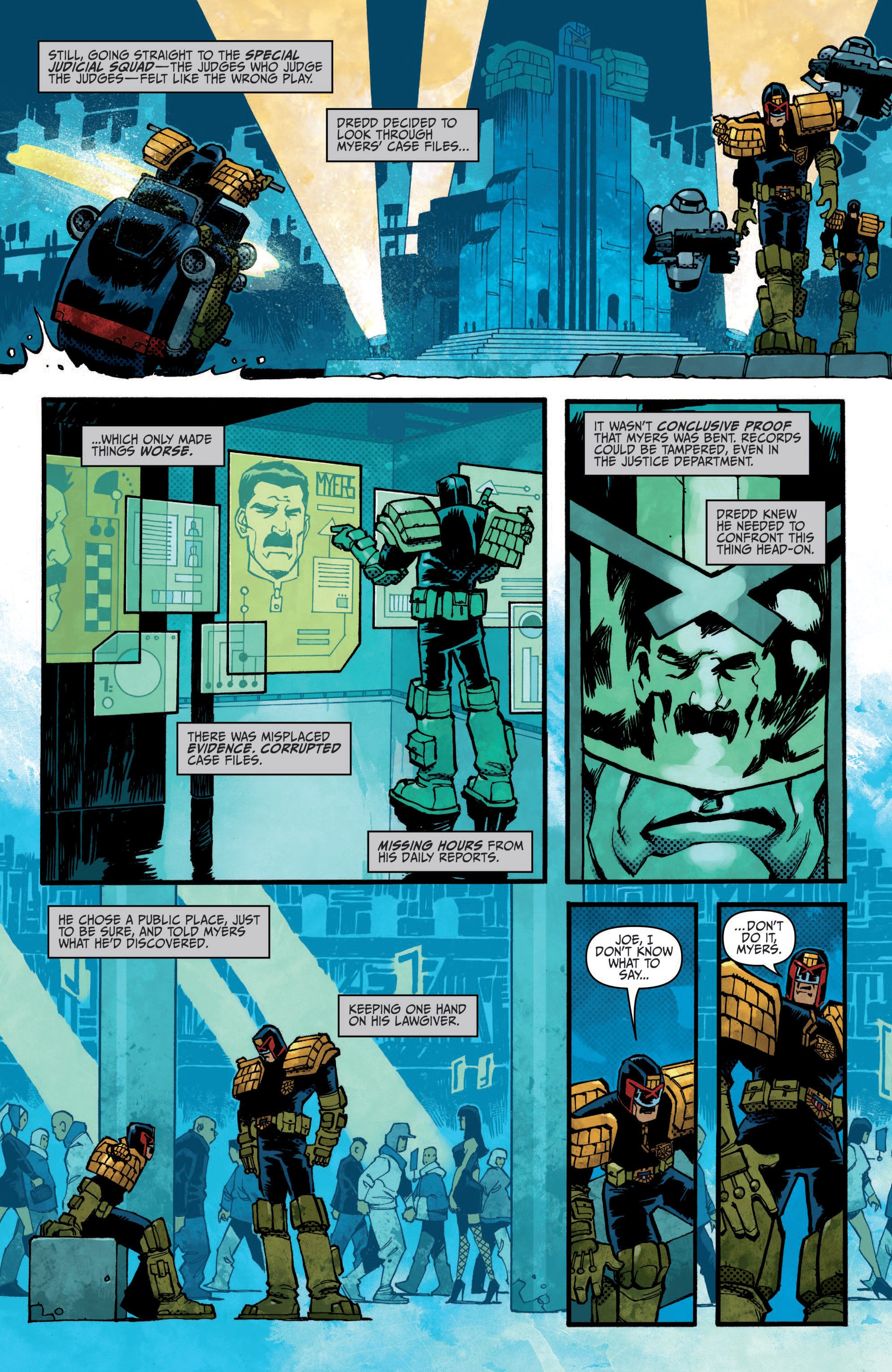 Read online Judge Dredd (2012) comic -  Issue # _TPB 1 - 35