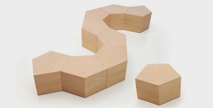 Marzua: Original mesa de centro modular y multifuncional