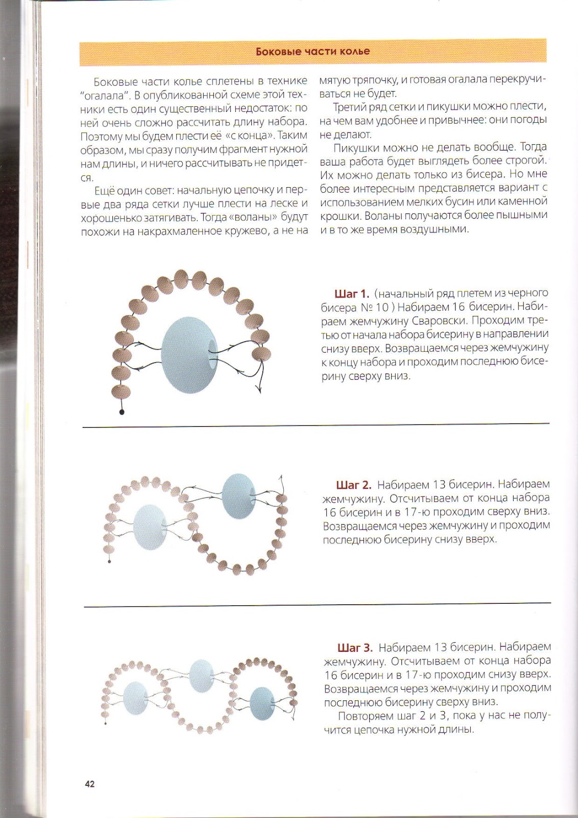 Огалала из бисера схема