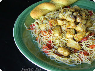 Capellini Pomodoro with Italian Herb Chicken