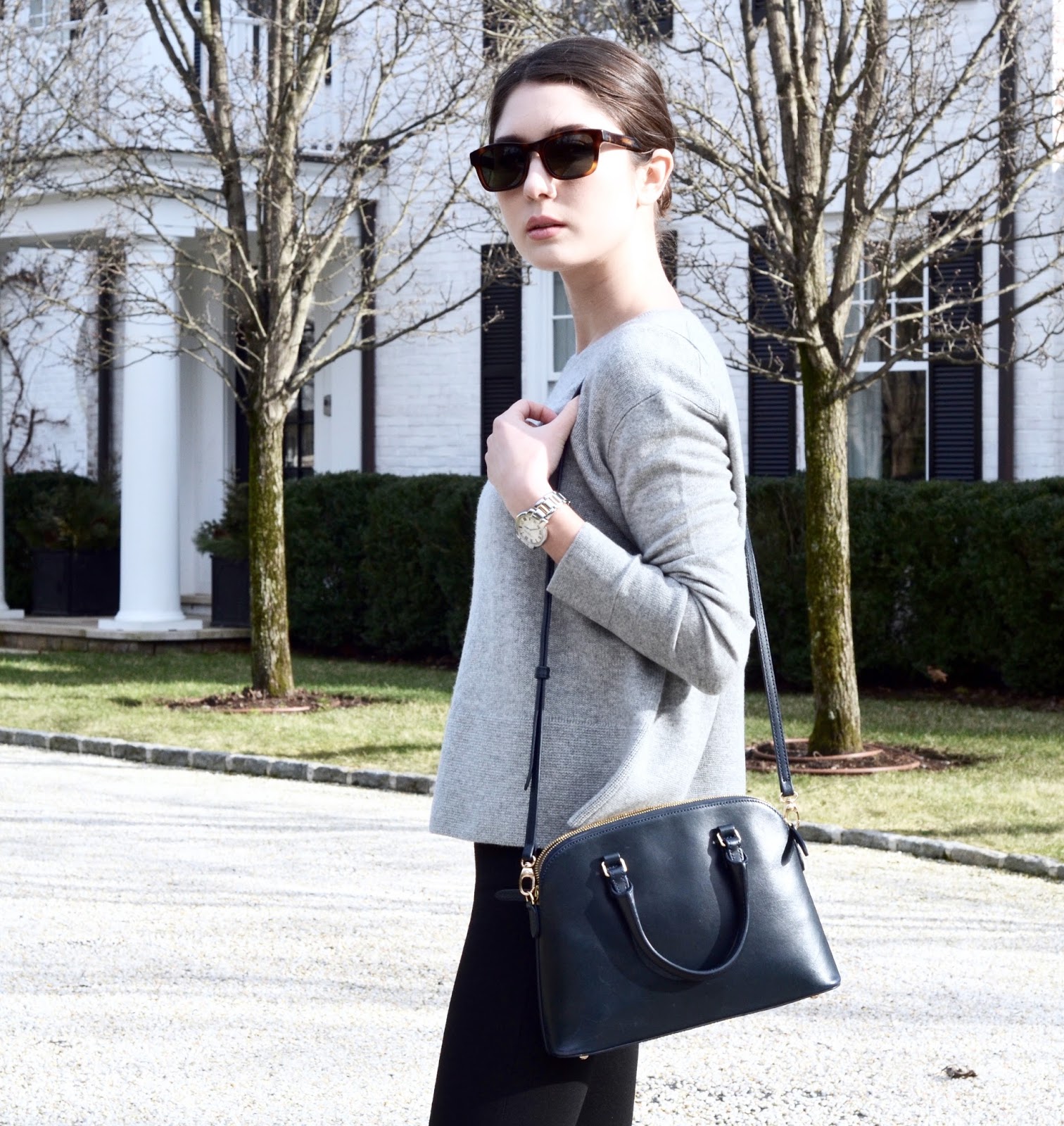 Navy crossbody purse Clearance