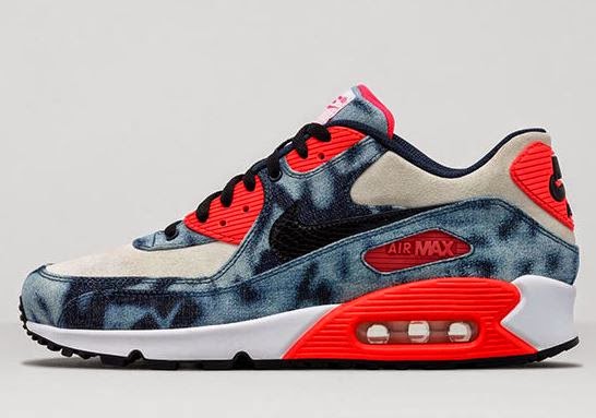 THE SNEAKER ADDICT: Nike Air Max 90 Washed Denim Sneaker Collection ...