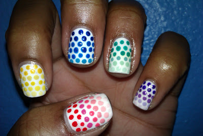 Fairly Charming: An Ombre Polka Dot Mani(s?)...