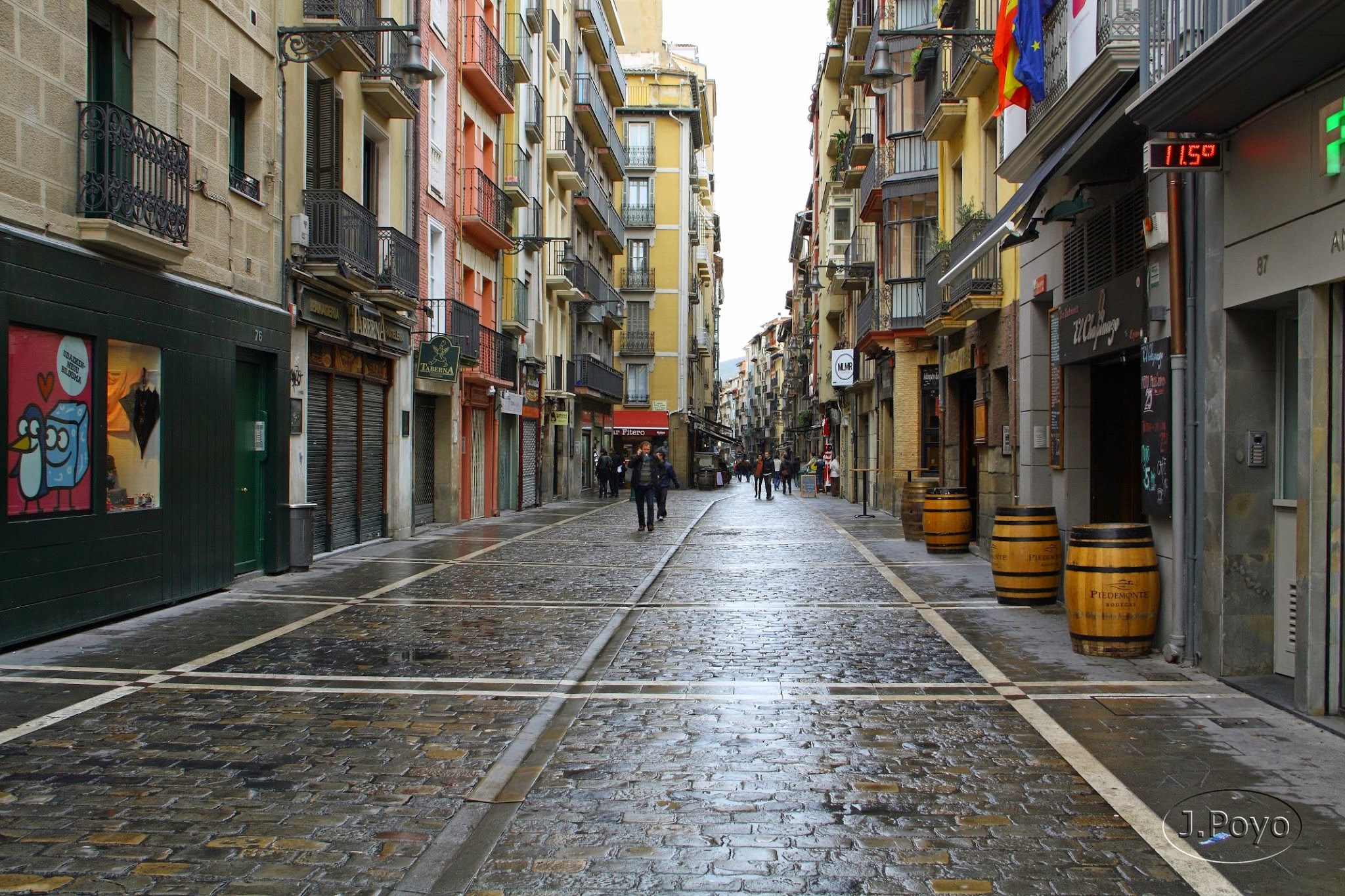 Calles del encierro de Pamplona