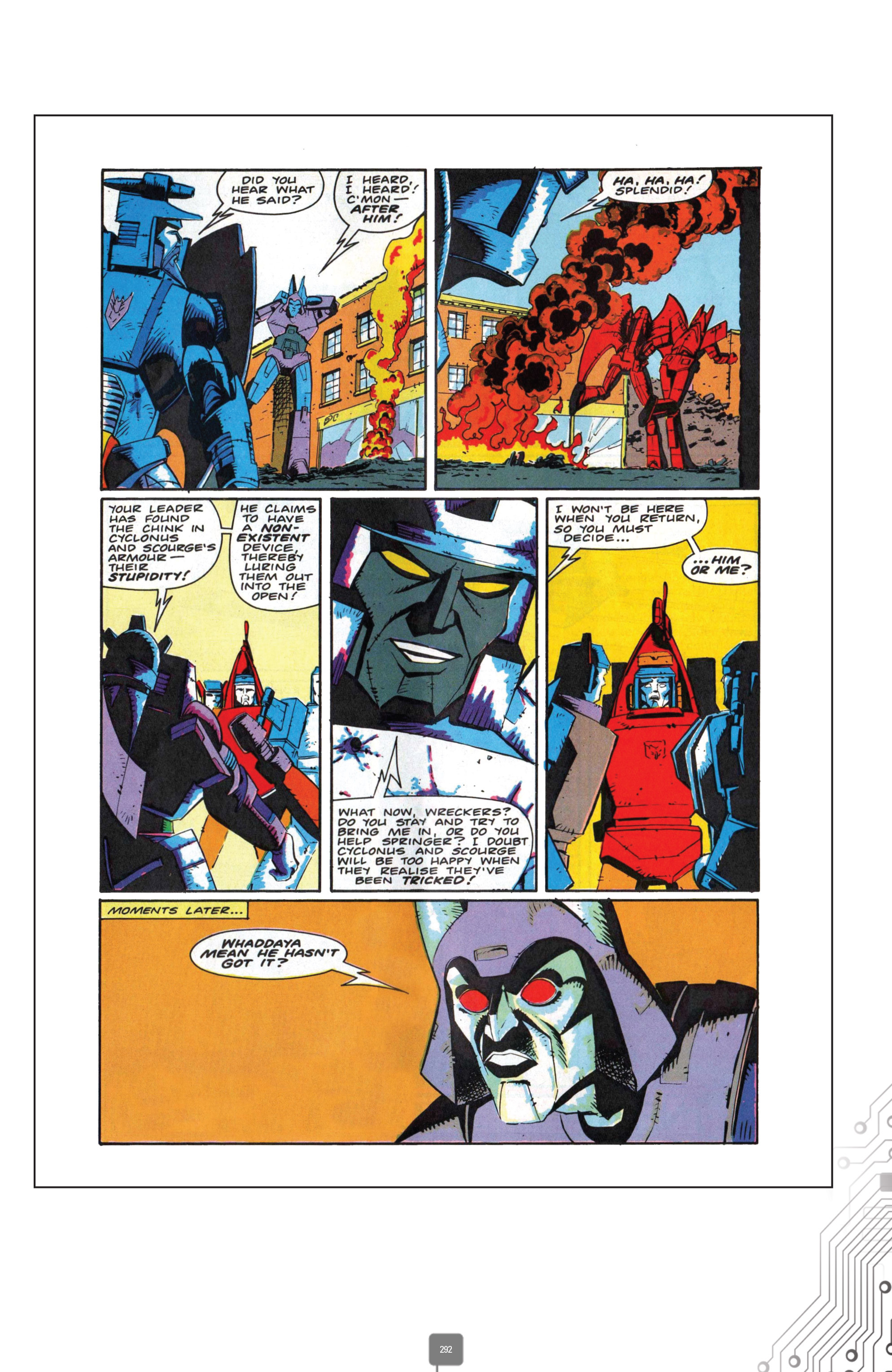 Read online The Transformers Classics UK comic -  Issue # TPB 5.5 - 112