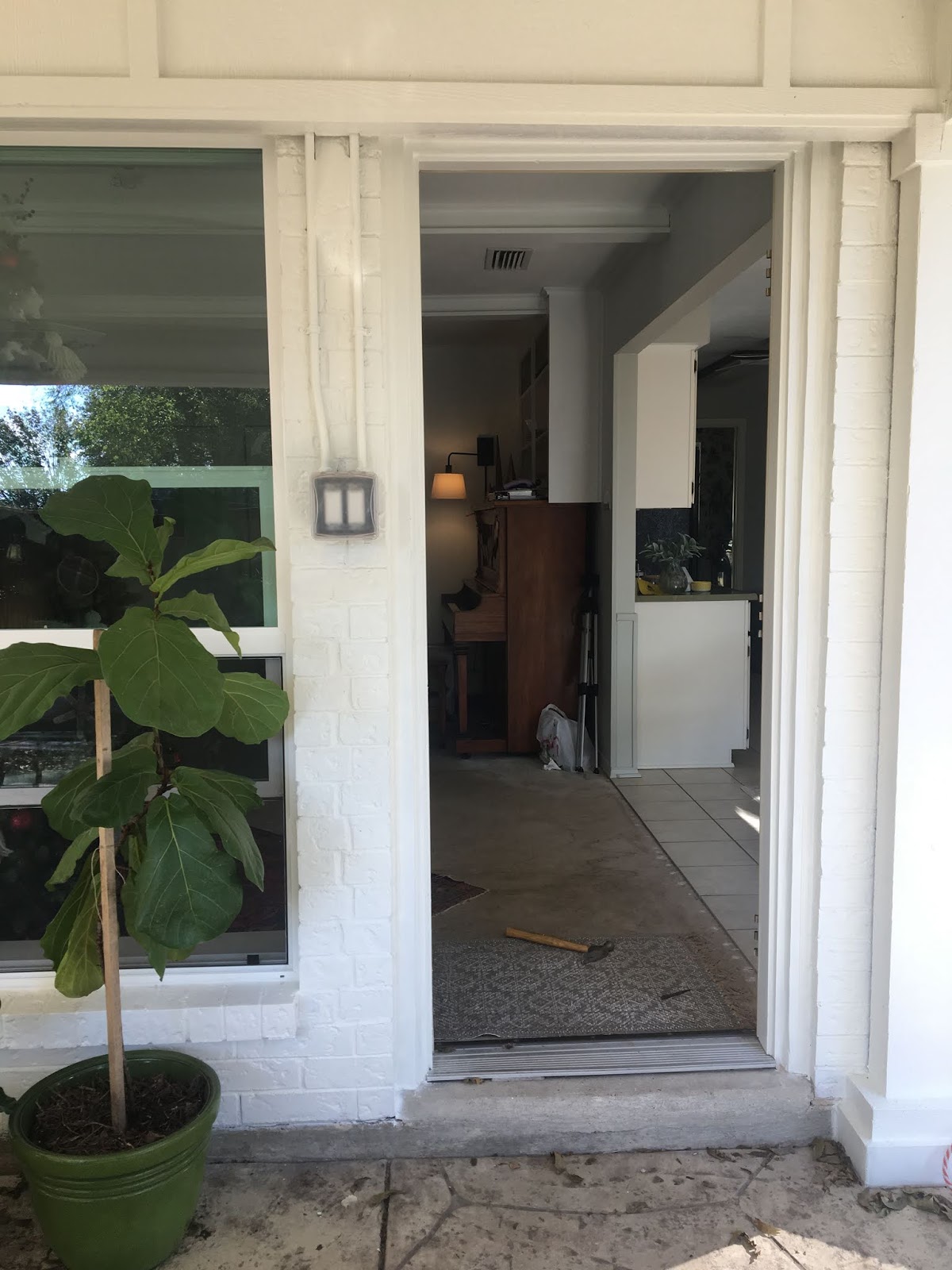 House Homemade Replacing A Door Lite Window Frame