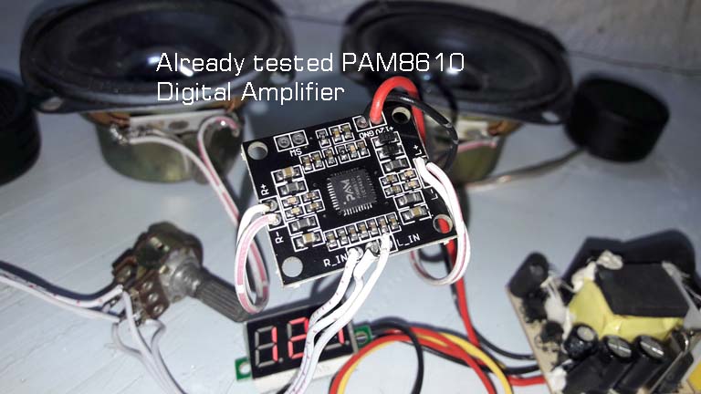 Make a Digital Amplifier with PAM8610 Module - Electronic Circuit
