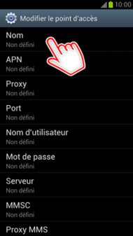 configuration 3g mobilis