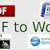 How to Convert PDF Files to Word Doc Files for Free