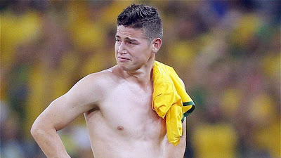 Llorar no es solo de niños. James Rodríguez