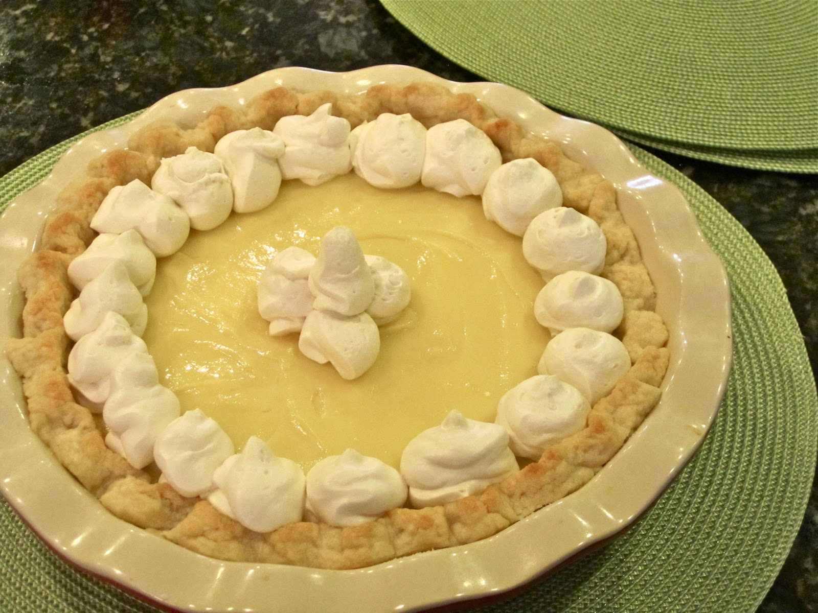 a piece of cake . . . Sour Cream Lemon Pie