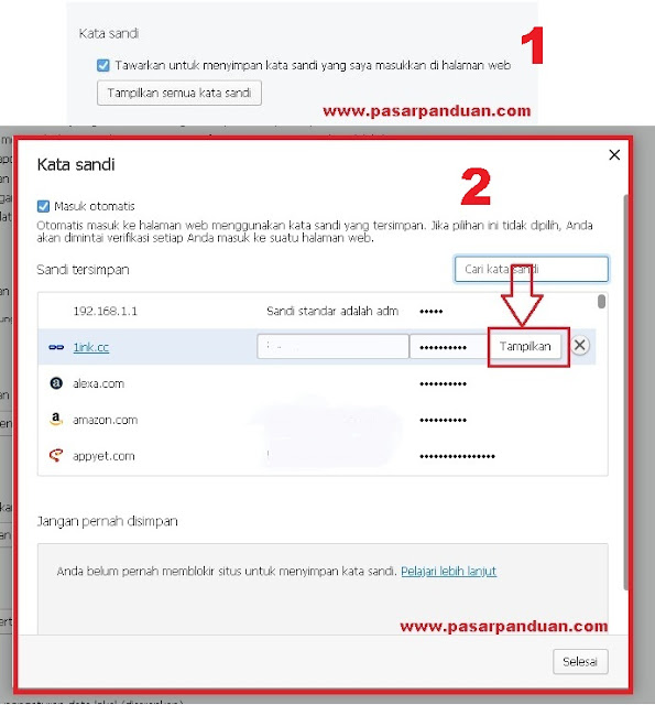 Cara Mengetahui Sandi atau Password Yang Tersimpan di Browser Opera, Chrome, dan Mozilla