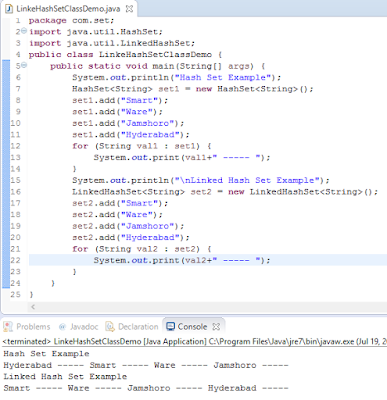 Teach Me How To program: set interface - interface in java used list object