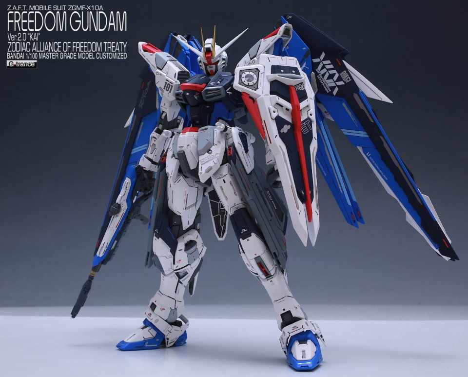 Custom Build: MG 1/100 Freedom Gundam Ver. 2.0 "KAI" by g_trans8