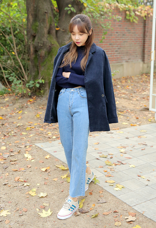 [Stylenanda] Cropped Fitted Hem Pullover | KSTYLICK - Latest Korean ...