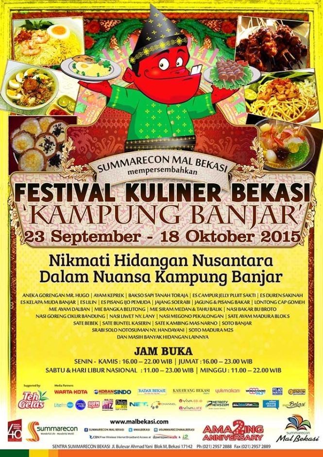 Festival Kuliner Bekasi 2015 Kampung Banjar