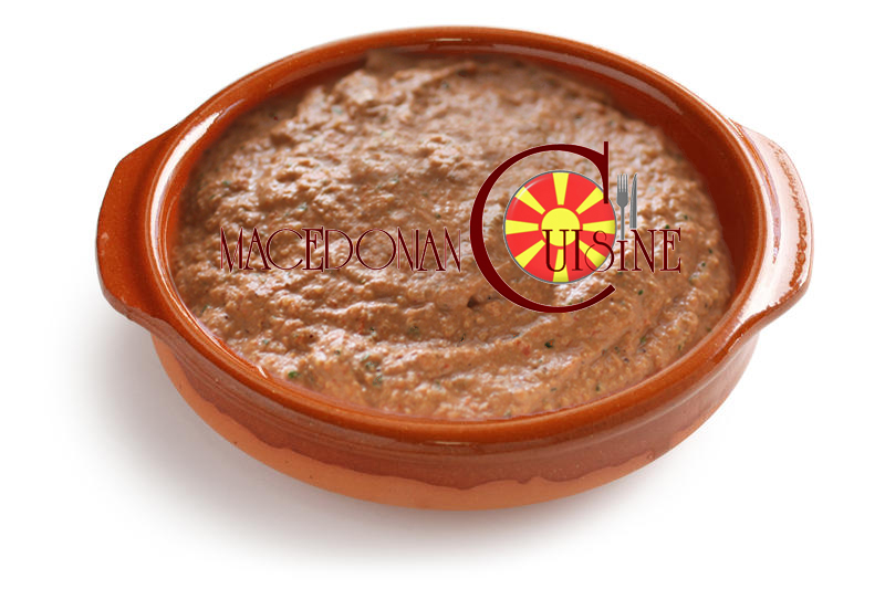 SPREAD WITH BUKOVSKA PEPPER, NUTS AND TAHINI (LEAN) Macedonian Cuisine