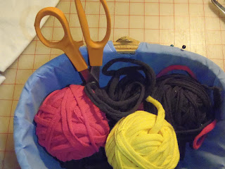 homemade T-shirt yarn