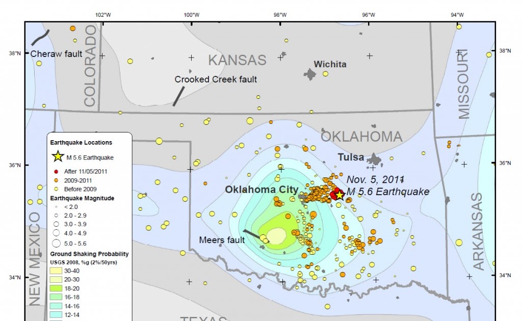 Recent Earthquakes In Oklahoma
