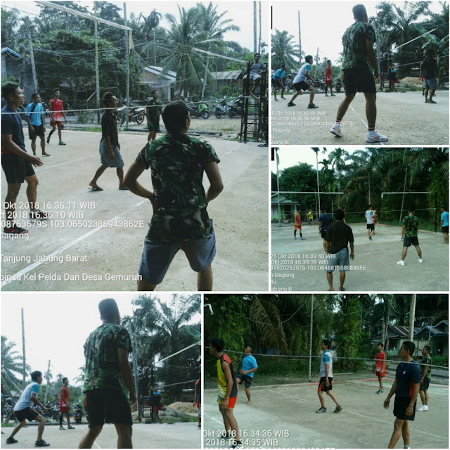Satgas TMMD Reguler Ke-103 Kodim 0419/Tanjab, Gelar Olah Raga Volly 1 IMG 20181025 WA0010