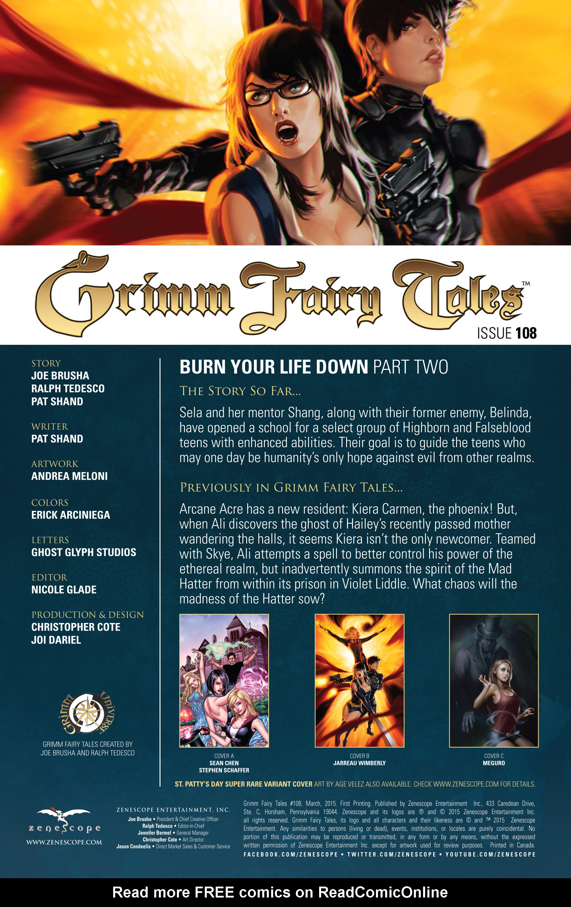 Read online Grimm Fairy Tales (2005) comic -  Issue #108 - 2