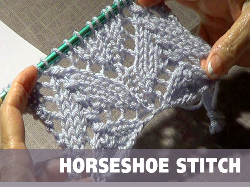 How To Knit Horseshoe Lace