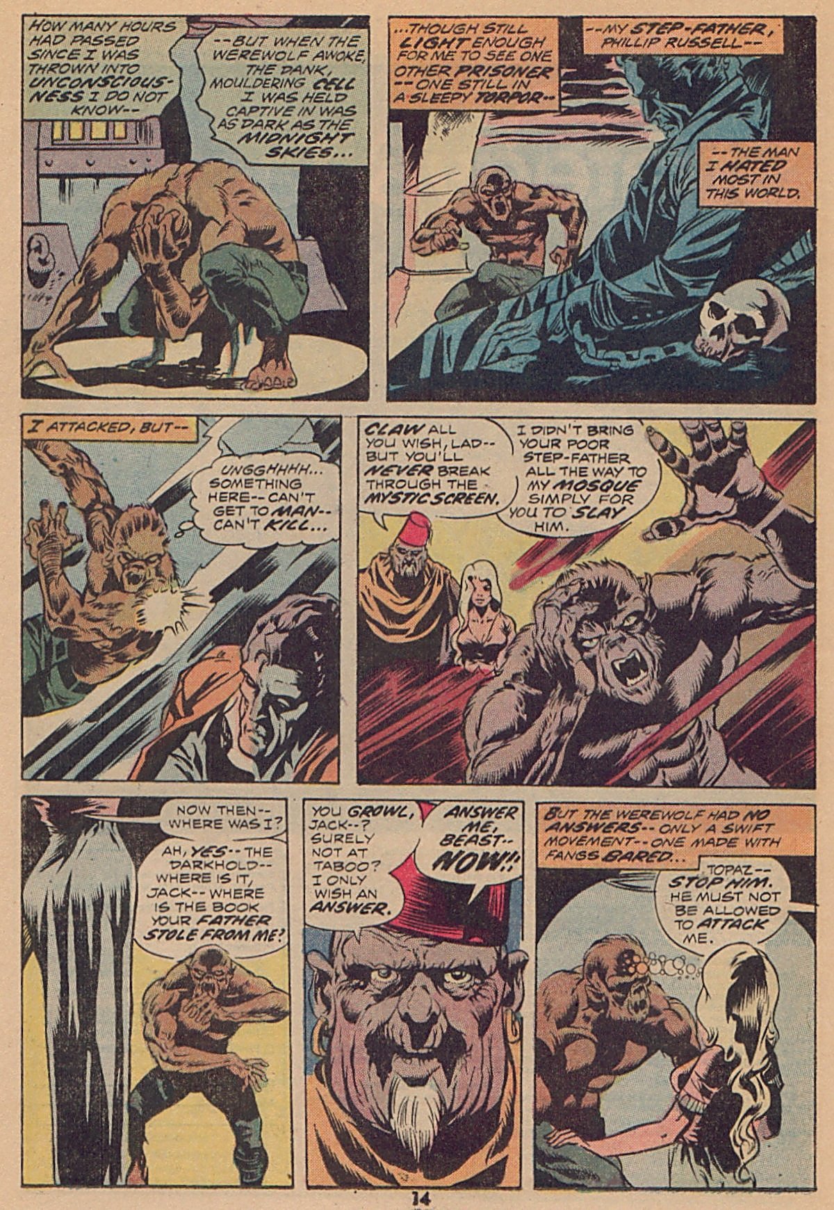 Read online Werewolf by Night (1972) comic -  Issue #13 - 9