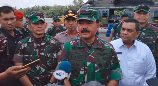 TNI Siapkan Pasukan dan Pompa Air di Lokasi Karhutla